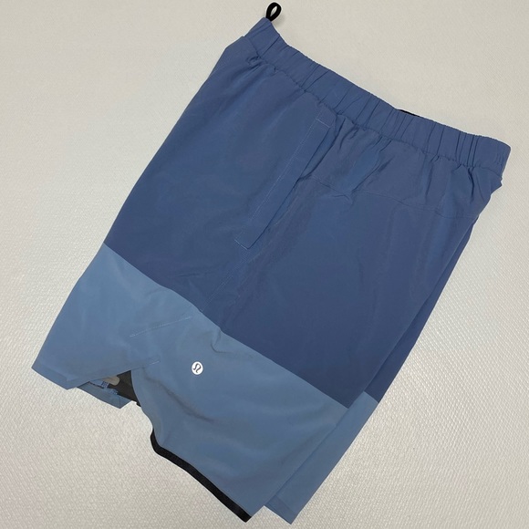 RARE Lululemon Men’s Surge Short 2-Tone Blue S EUC - Picture 3 of 10